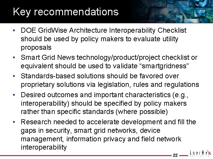 An Overview of Smart Grid Standards Erich W