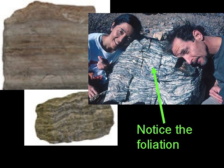 Notice the foliation 