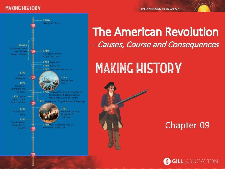 THE AMERICAN REVOLUTION 09 The American Revolution - Causes, Course and Consequences Chapter 09