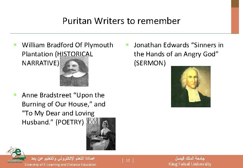 Puritan Writers to remember § William Bradford Of Plymouth Plantation (HISTORICAL NARRATIVE) § Jonathan