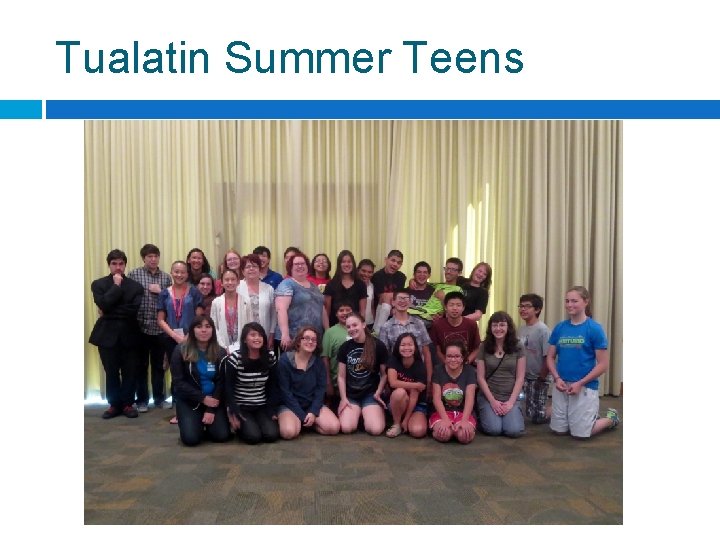 Tualatin Summer Teens 