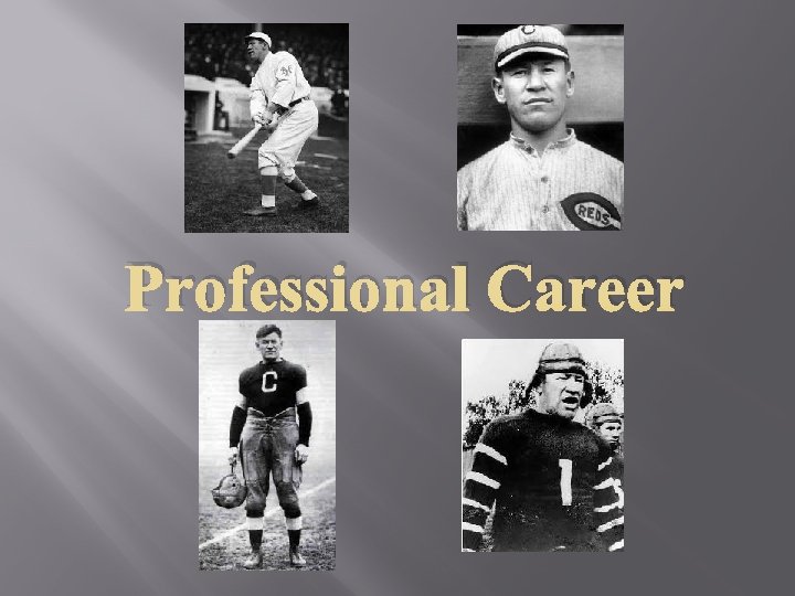 Professional Career 