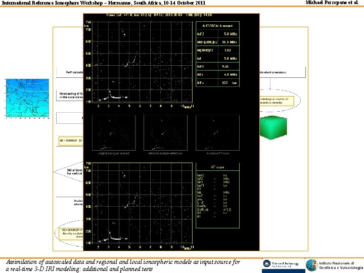 International Reference Ionosphere Workshop – Hermanus, South Africa, 10 -14 October 2011 Description of