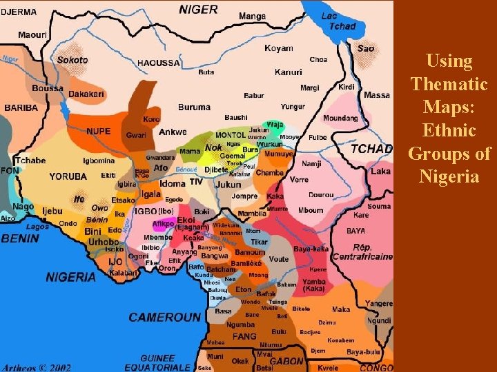 Using Thematic Maps: Ethnic Groups of Nigeria 