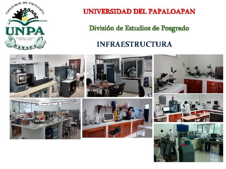 UNIVERSIDAD DEL PAPALOAPAN División de Estudios de Posgrado INFRAESTRUCTURA 