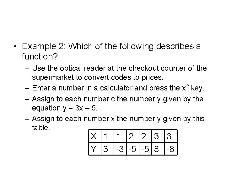 Business Math 1006 Section 3 1 Functions Definition