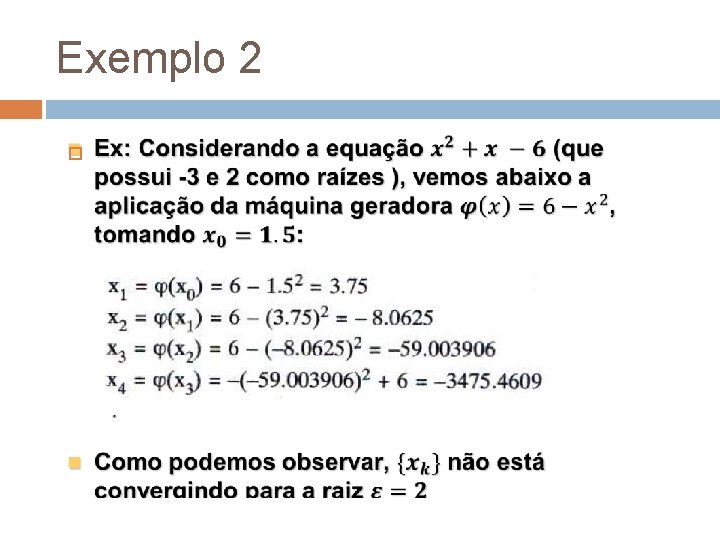 Exemplo 2 