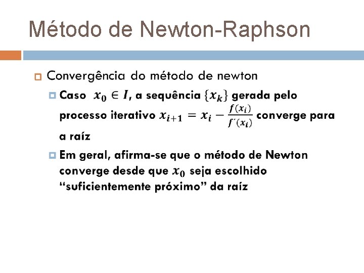 Método de Newton-Raphson 