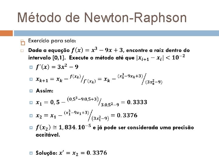 Método de Newton-Raphson 