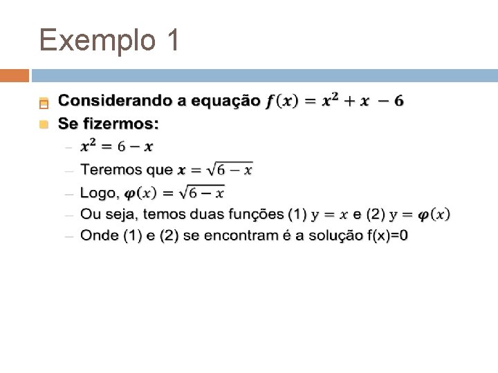 Exemplo 1 