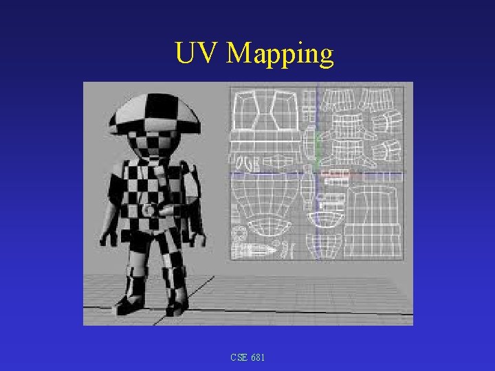 UV Mapping CSE 681 