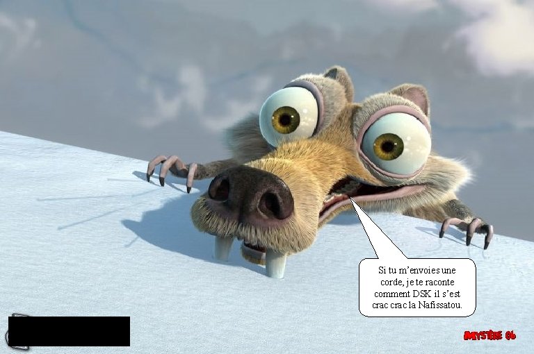 Si tu m’envoies une corde, je te raconte comment DSK il s’est crac la