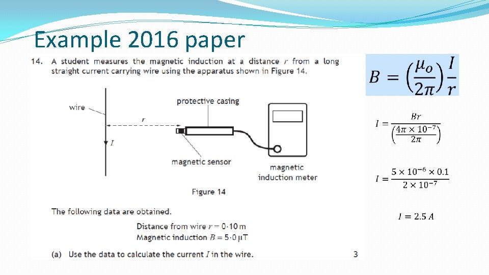 Example 2016 paper 