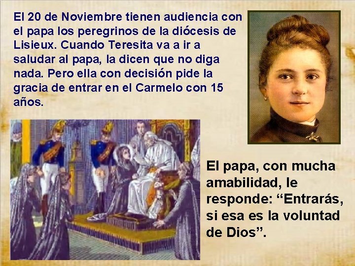 El 20 de Noviembre tienen audiencia con el papa los peregrinos de la diócesis