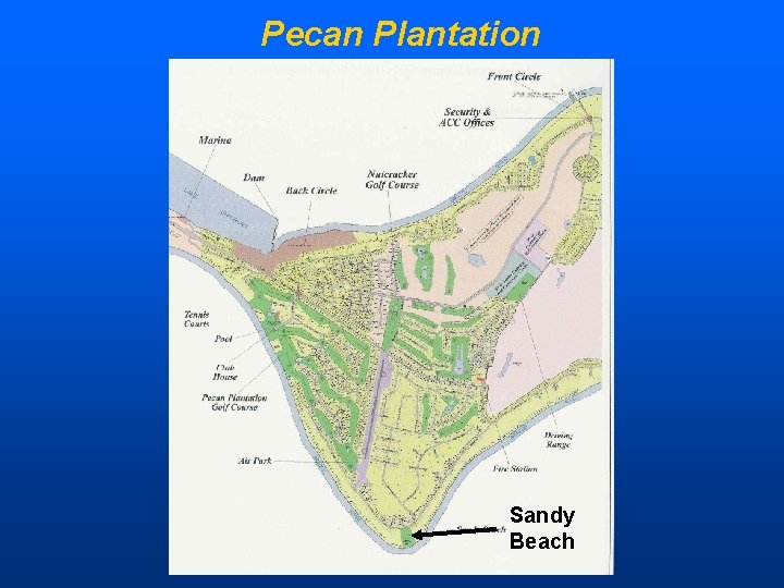 Pecan Plantation Population Sandy Beach 