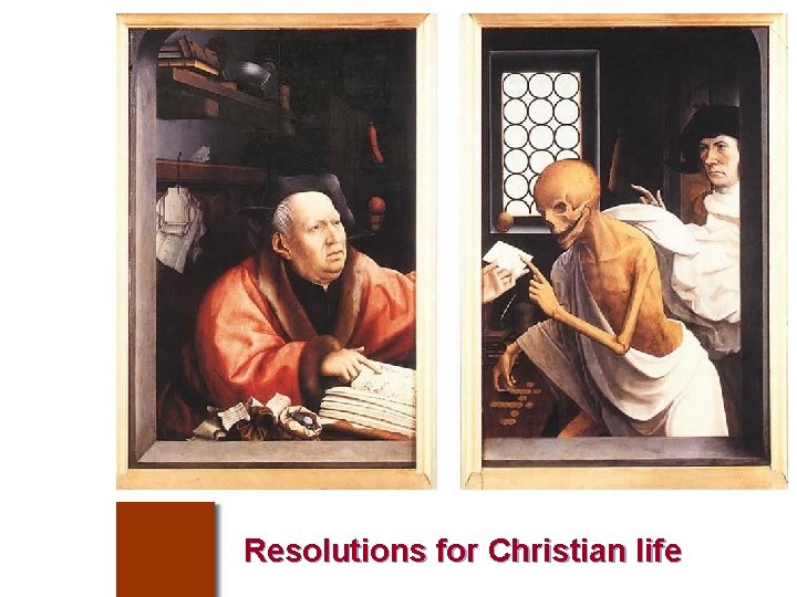 Resolutions for Christian life 