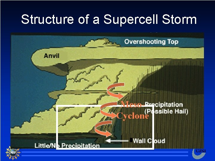 Structure of a Supercell Storm Meso. Cyclone 56 