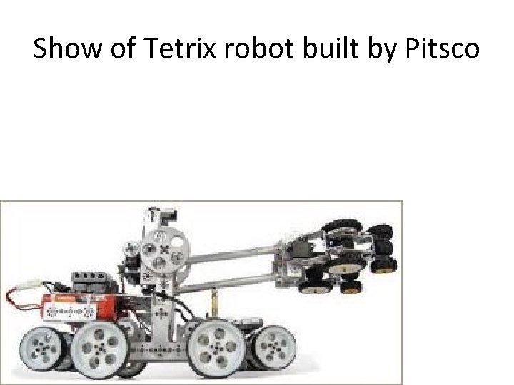 Mechanical Design of Robots High School Competitions In