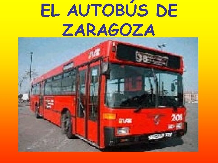 EL AUTOBÚS DE ZARAGOZA 