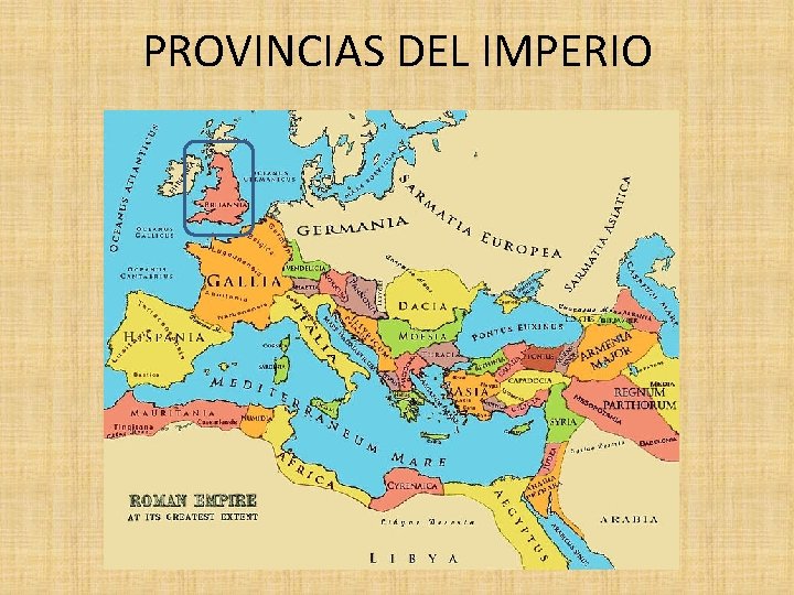 PROVINCIAS DEL IMPERIO 