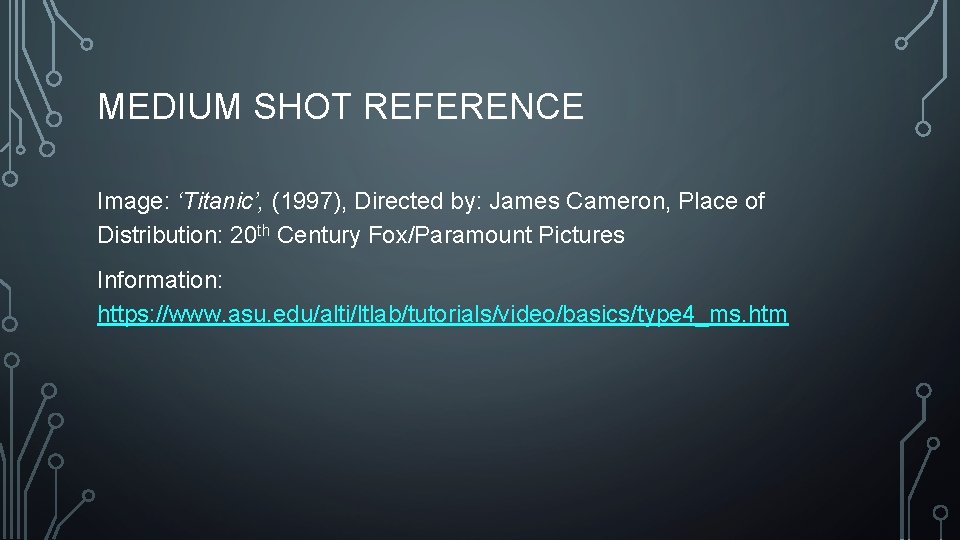 MEDIUM SHOT REFERENCE Image: ‘Titanic’, (1997), Directed by: James Cameron, Place of Distribution: 20 MEDIUM SHOT REFERENCE Image: ‘Titanic’, (1997), Directed by: James Cameron, Place of Distribution: 20