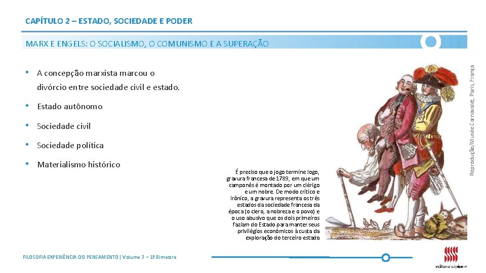 CAPÍTULO 2 – ESTADO, SOCIEDADE E PODER • A concepção marxista marcou o divórcio