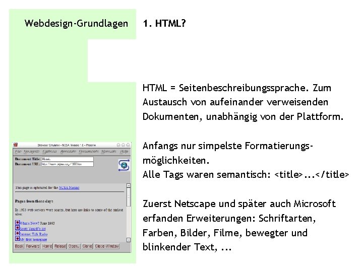 WebdesignGrundlagen 1 2 3 4 5 6 7