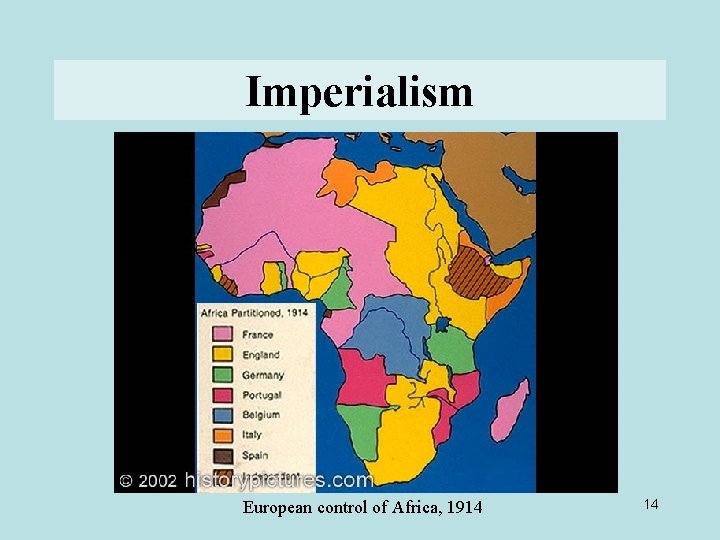 Imperialism European control of Africa, 1914 14 