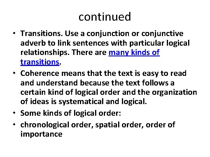 Cohesion describes the way in which a text