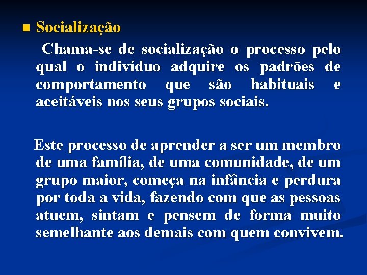 Fundamentos sociolgicos do comportamento O homem assim como
