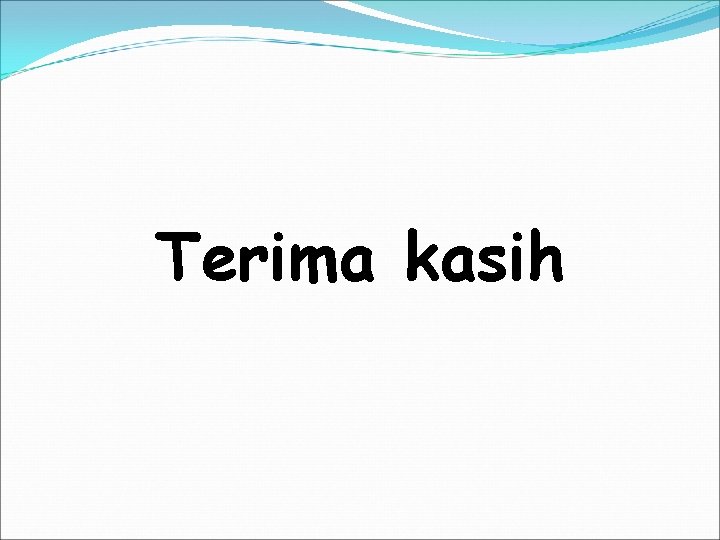 Terima kasih 