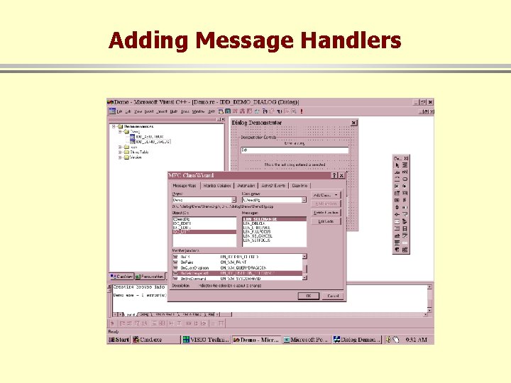 Dialog Applications Jim Fawcett Su 2002 An Example