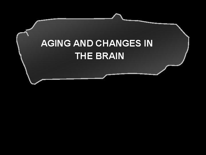 AGING AND CHANGES IN THE BRAIN 