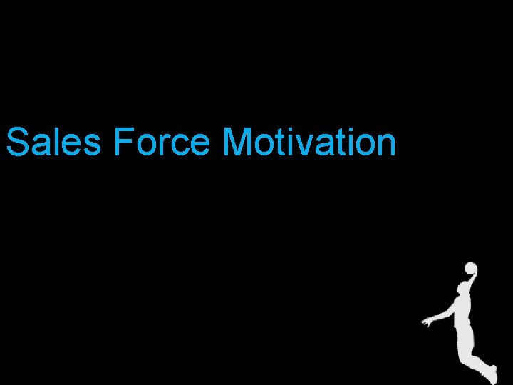 Sales Force Motivation 