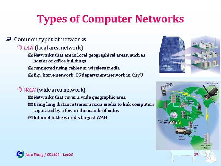 Types of Computer Networks : Common types of networks 8 LAN (local area network)