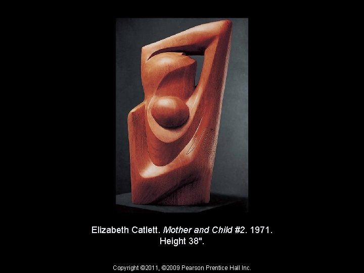 Elizabeth Catlett. Mother and Child #2. 1971. Height 38". Copyright © 2011, © 2009