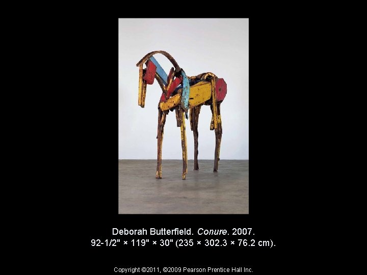 Deborah Butterfield. Conure. 2007. 92 -1/2" × 119" × 30" (235 × 302. 3