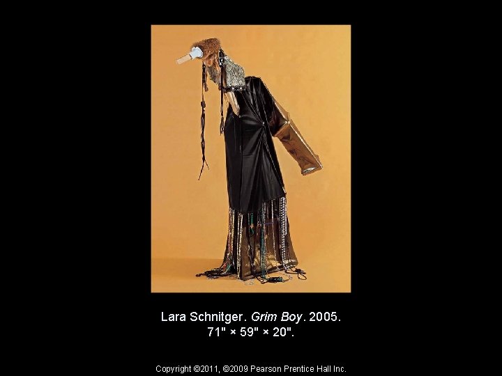 Lara Schnitger. Grim Boy. 2005. 71" × 59" × 20". Copyright © 2011, ©