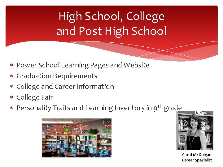 High School, College and Post High School Power School Learning Pages and Website Graduation High School, College and Post High School Power School Learning Pages and Website Graduation