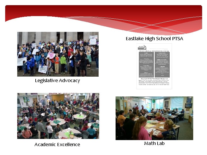 Eastlake High School PTSA Legislative Advocacy Academic Excellence Math Lab Eastlake High School PTSA Legislative Advocacy Academic Excellence Math Lab