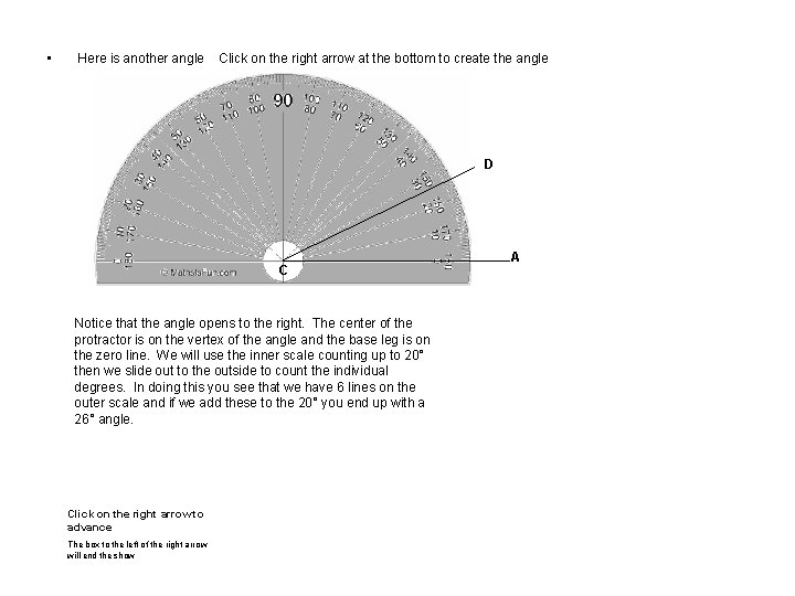  • Here is another angle Click on the right arrow at the bottom