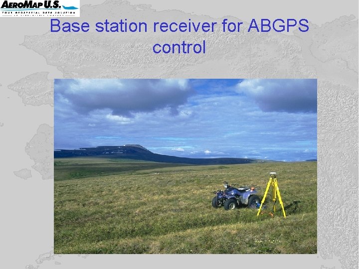 Base station receiver for ABGPS control Base station receiver for ABGPS control