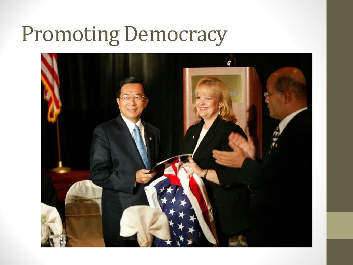 Promoting Democracy 