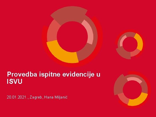 Provedba ispitne evidencije u ISVU 20. 01. 2021. , Zagreb, Hana Miljanić 