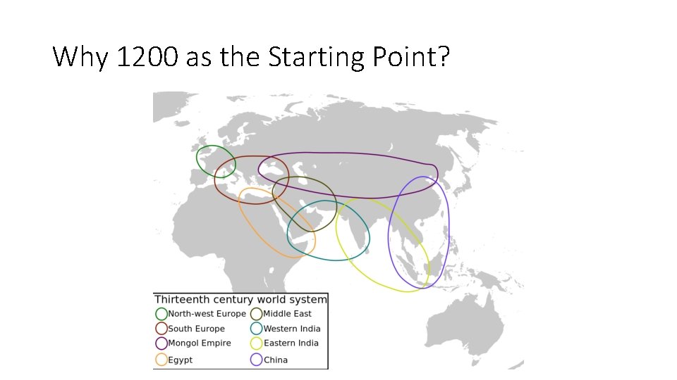 Why 1200 as the Starting Point? 