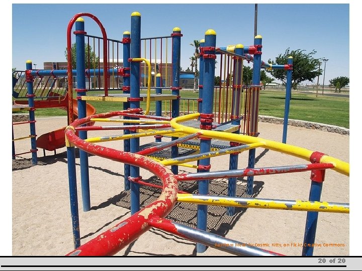 Rainbow Metal by Cosmic Kitty, on Flickr, Creative Commons 20 of 20 