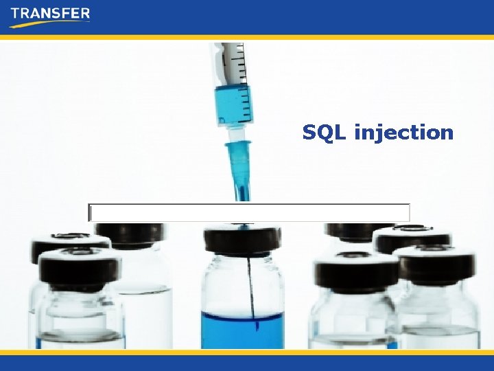 SQL injection 