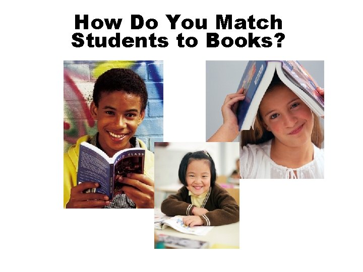 How Do You Match Students to Books? 