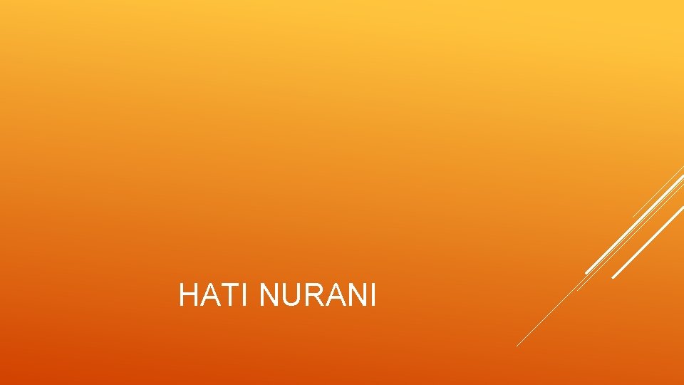 HATI NURANI 