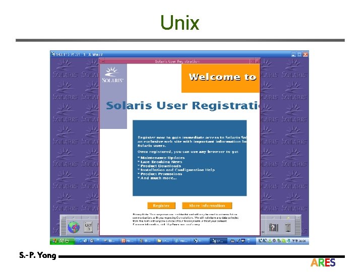 Unix S. -P. Yong ARES 